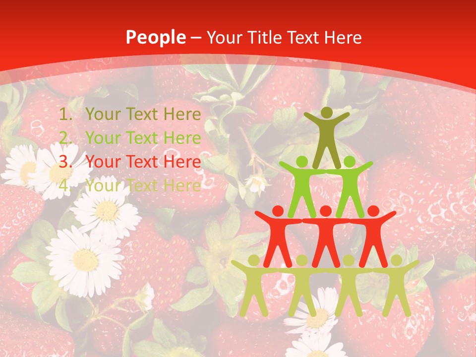 Nutrition Delicious Daisy PowerPoint Template