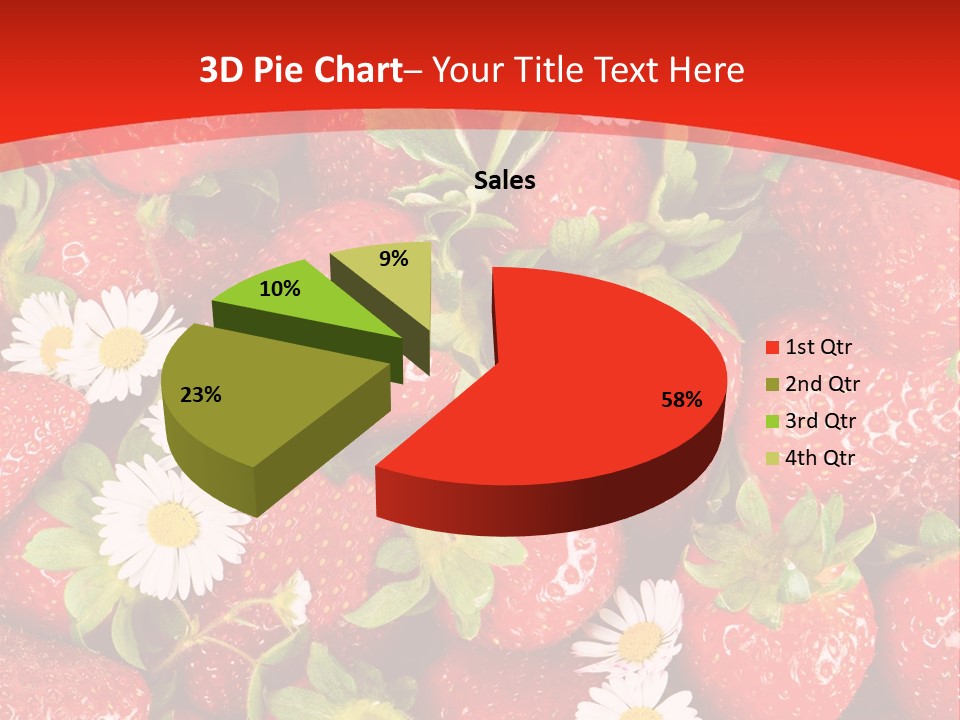 Nutrition Delicious Daisy PowerPoint Template