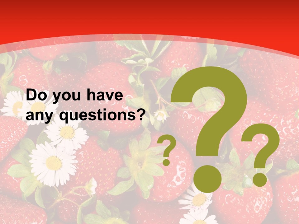 Nutrition Delicious Daisy PowerPoint Template