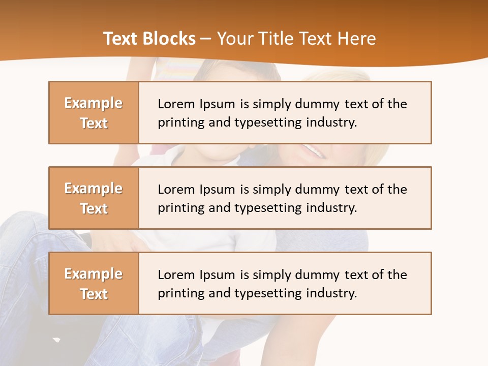 Play Hug Togetherness PowerPoint Template