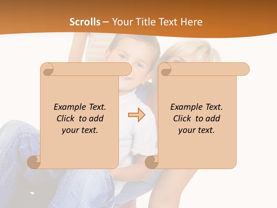 Play Hug Togetherness PowerPoint Template