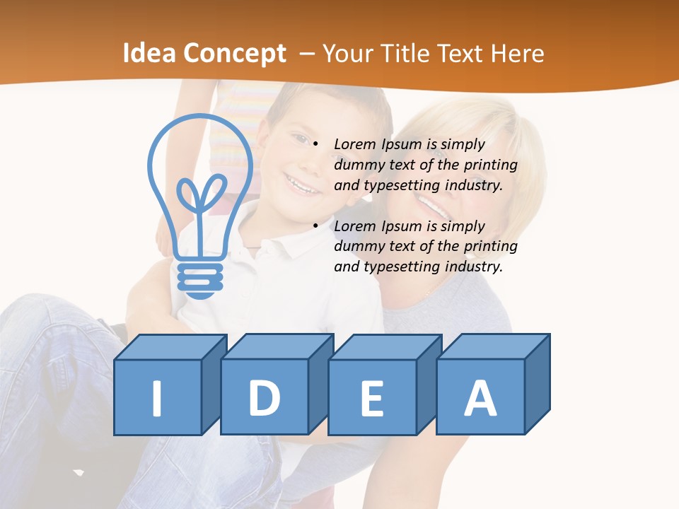 Play Hug Togetherness PowerPoint Template