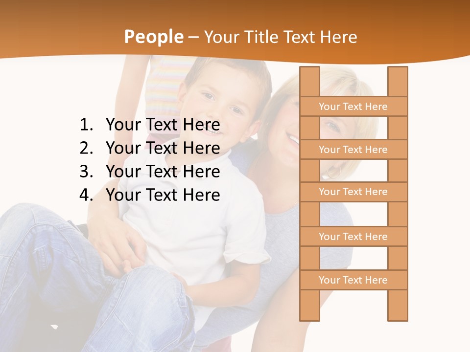 Play Hug Togetherness PowerPoint Template