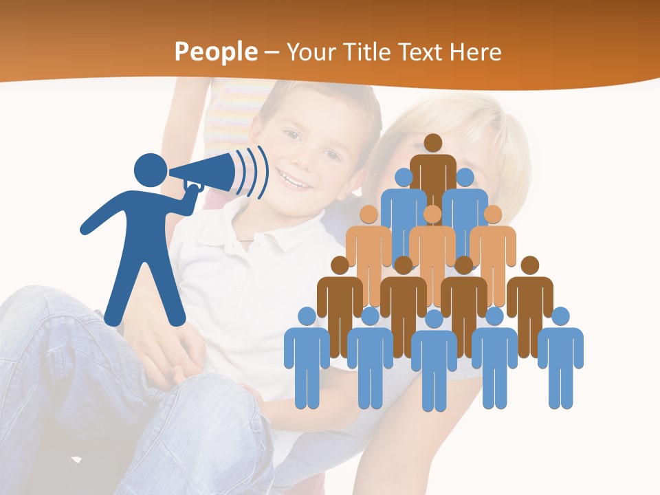 Play Hug Togetherness PowerPoint Template