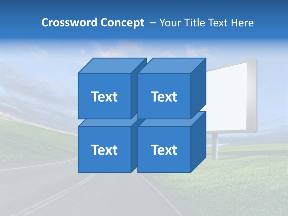 Sign Space Travel PowerPoint Template