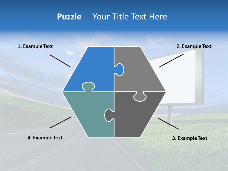Sign Space Travel PowerPoint Template