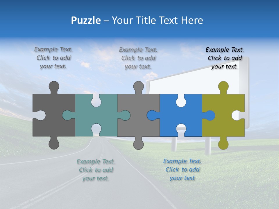 Sign Space Travel PowerPoint Template