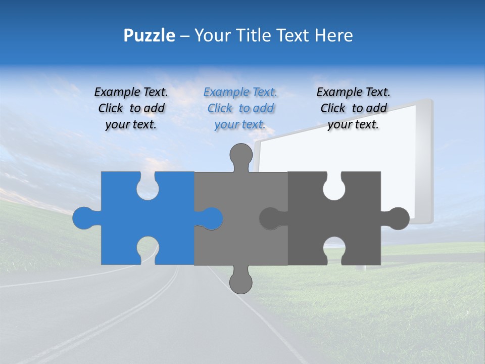 Sign Space Travel PowerPoint Template