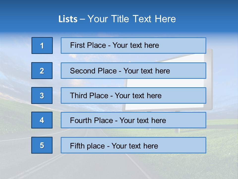 Sign Space Travel PowerPoint Template