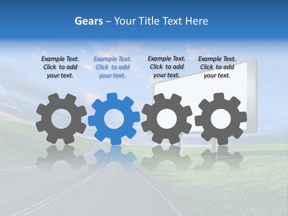 Sign Space Travel PowerPoint Template