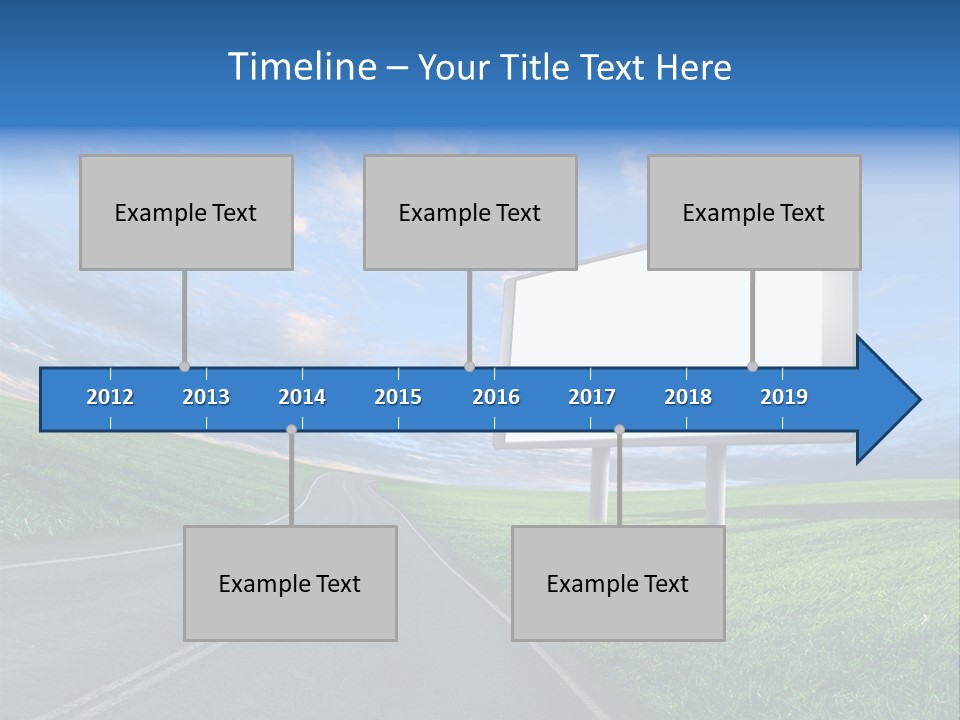 Sign Space Travel PowerPoint Template