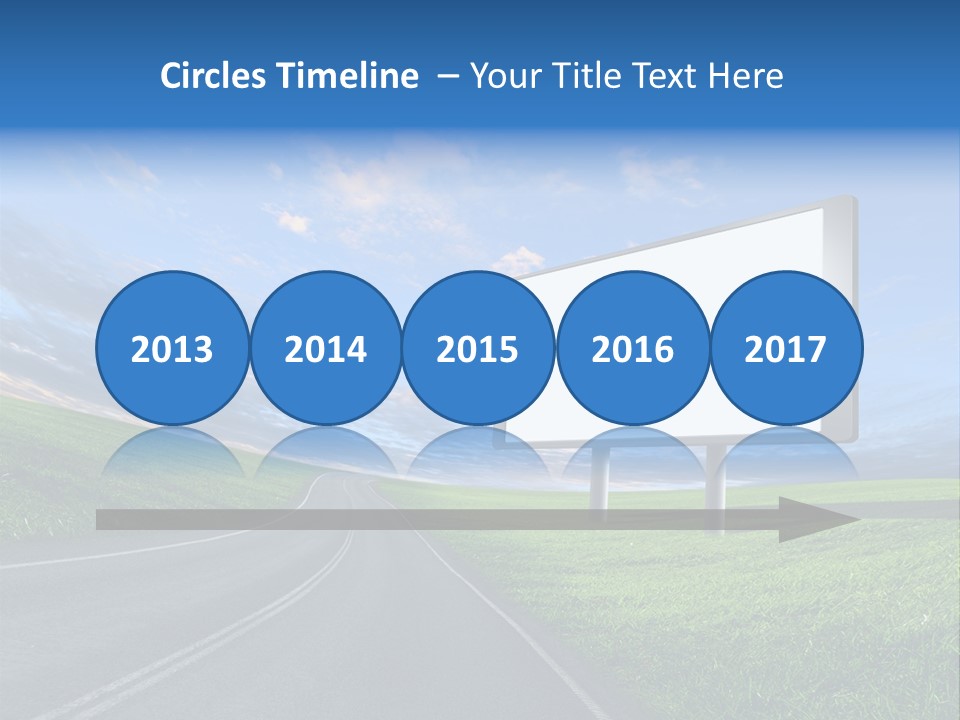 Sign Space Travel PowerPoint Template