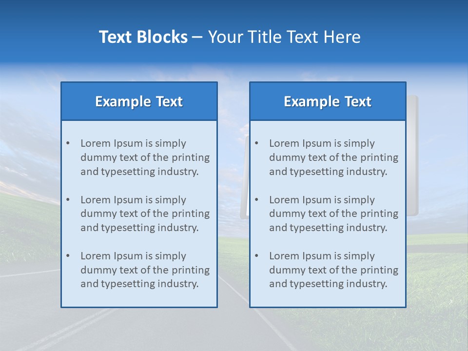 Sign Space Travel PowerPoint Template