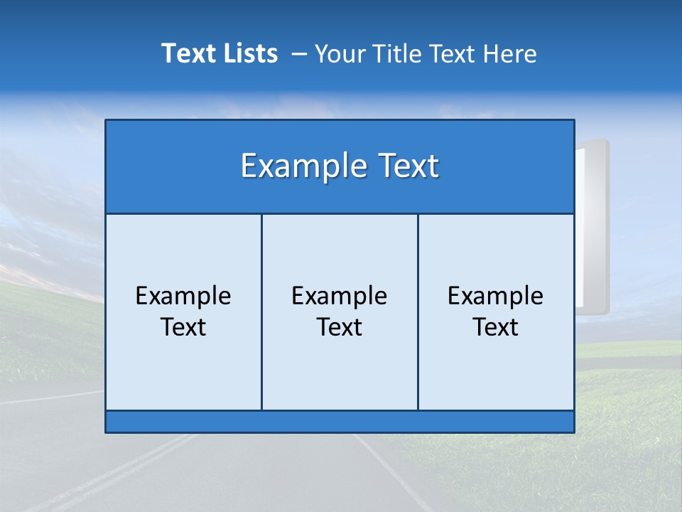 Sign Space Travel PowerPoint Template