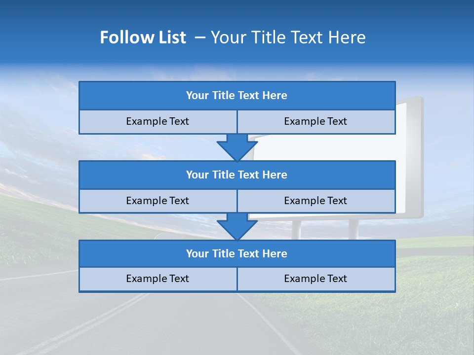 Sign Space Travel PowerPoint Template