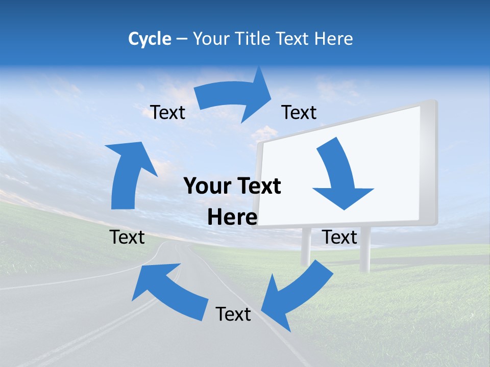 Sign Space Travel PowerPoint Template