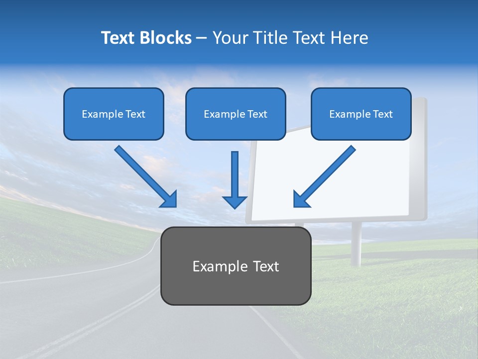 Sign Space Travel PowerPoint Template