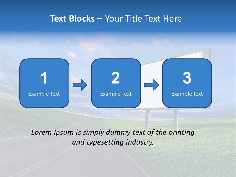 Sign Space Travel PowerPoint Template