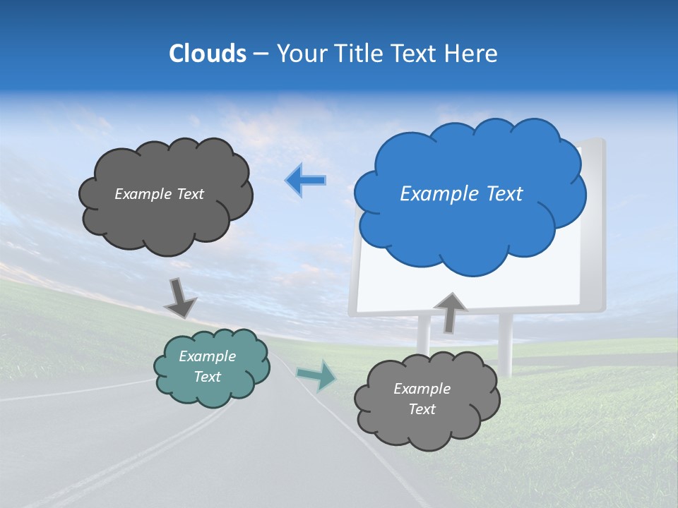 Sign Space Travel PowerPoint Template