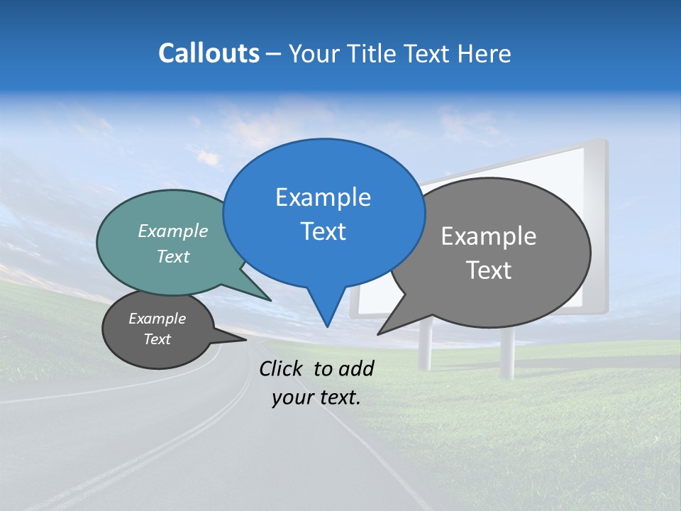 Sign Space Travel PowerPoint Template