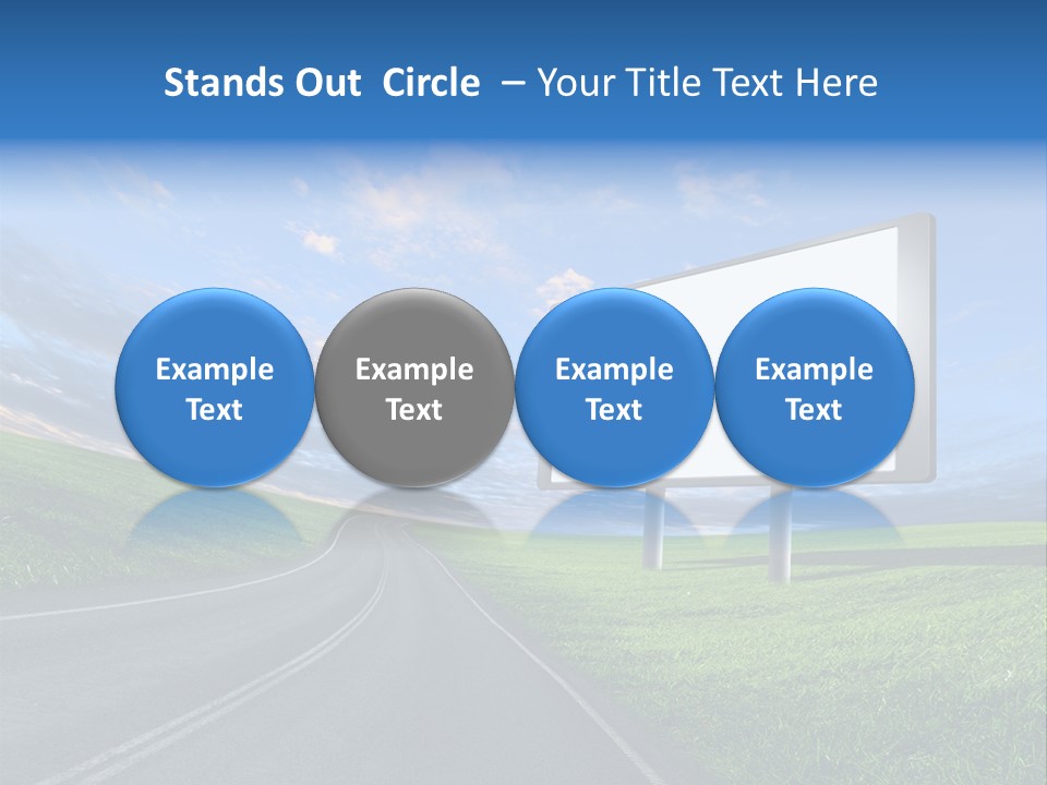 Sign Space Travel PowerPoint Template