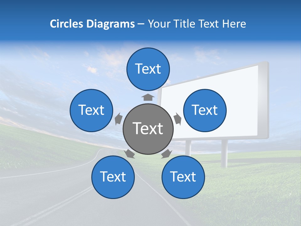 Sign Space Travel PowerPoint Template
