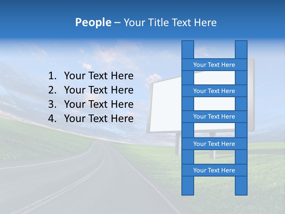 Sign Space Travel PowerPoint Template