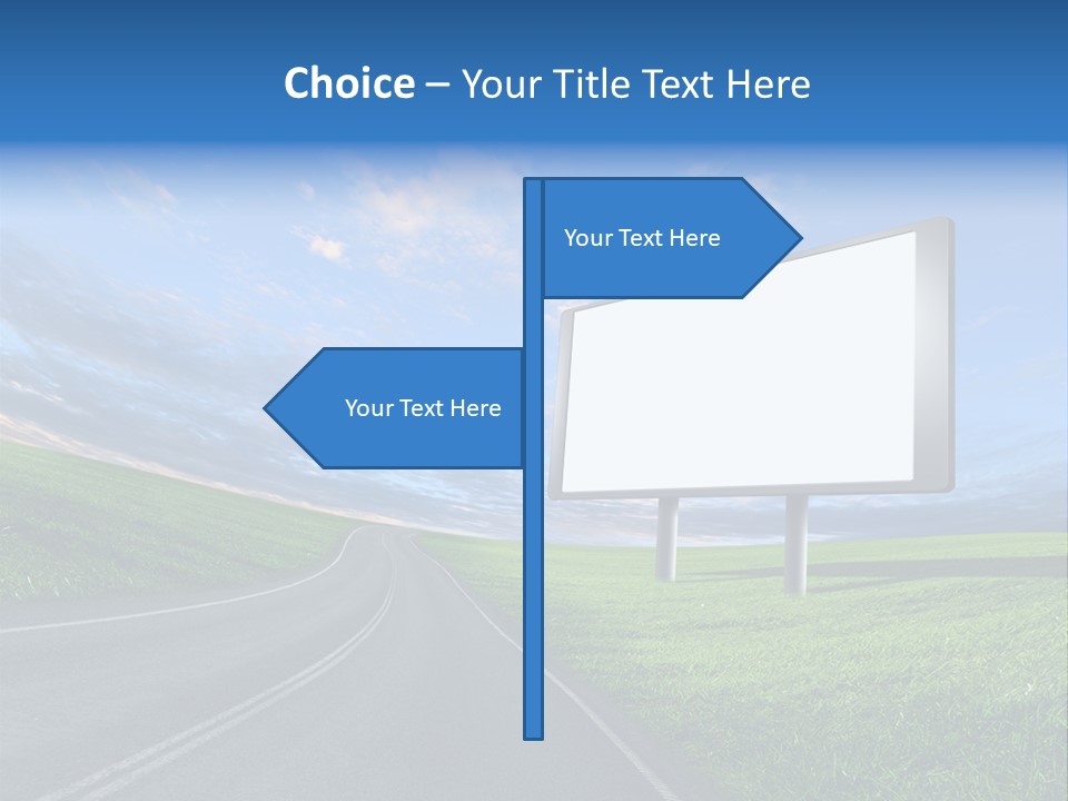 Sign Space Travel PowerPoint Template