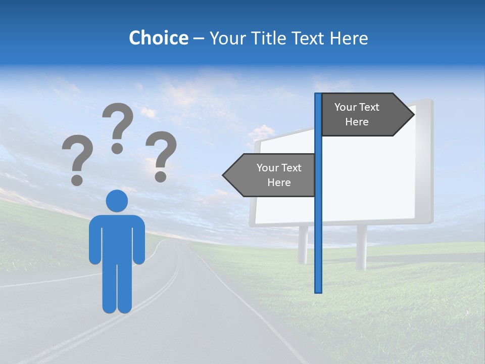 Sign Space Travel PowerPoint Template
