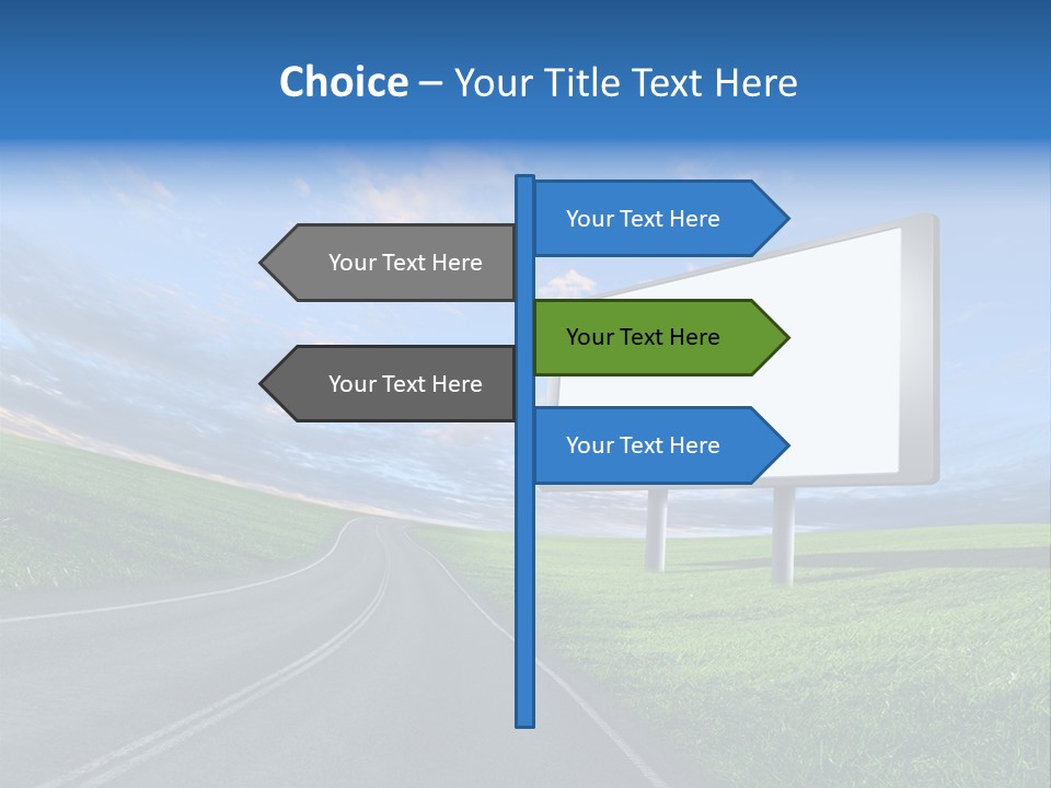 Sign Space Travel PowerPoint Template