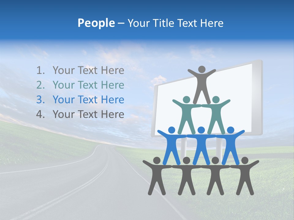 Sign Space Travel PowerPoint Template