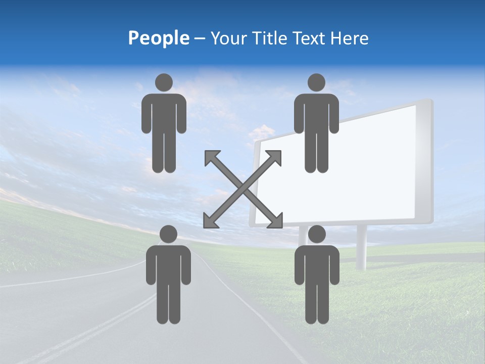 Sign Space Travel PowerPoint Template