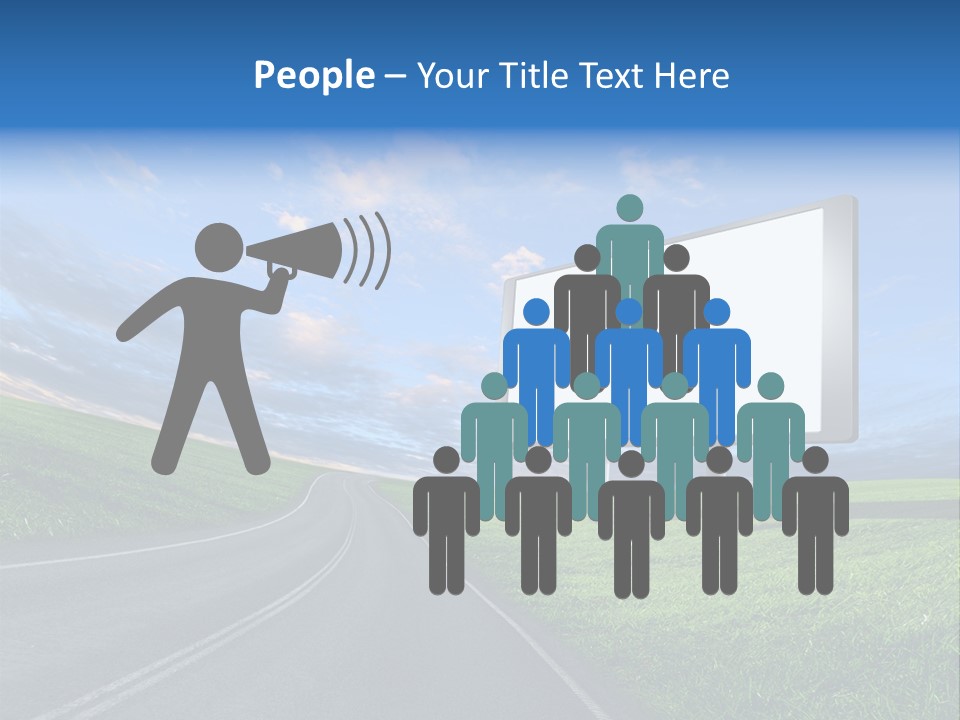 Sign Space Travel PowerPoint Template