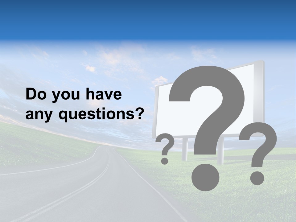 Sign Space Travel PowerPoint Template