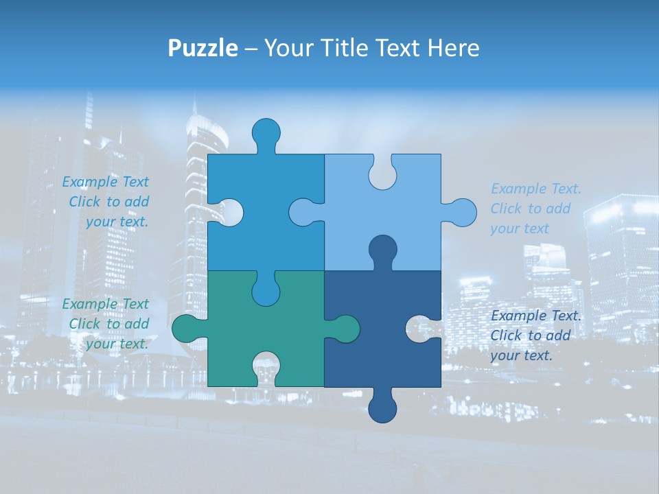 Architecture Car Roadway PowerPoint Template