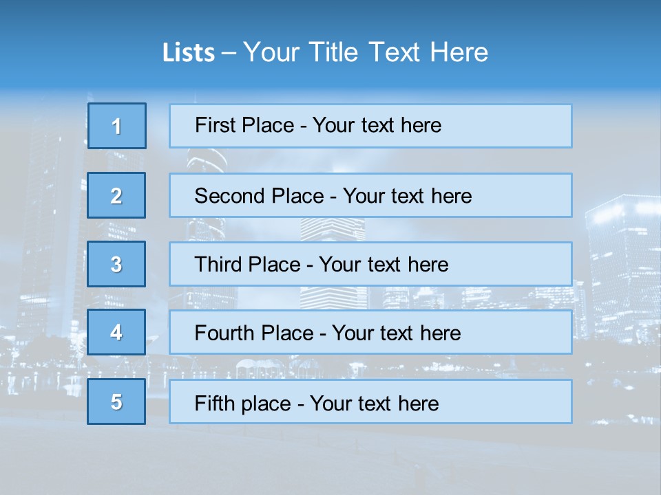 Architecture Car Roadway PowerPoint Template