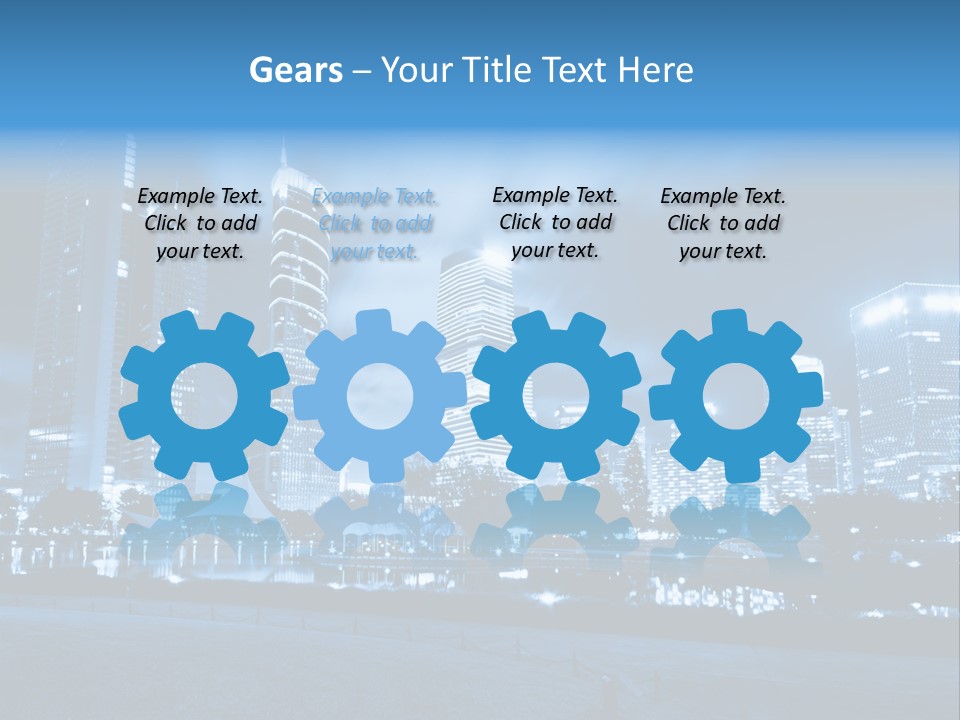 Architecture Car Roadway PowerPoint Template