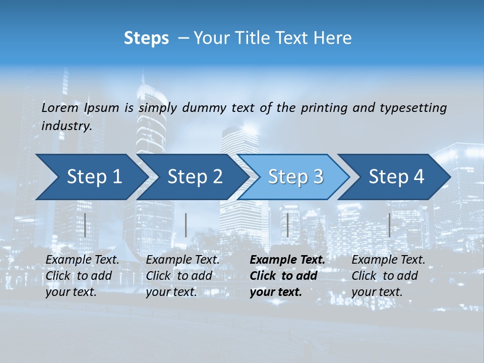 Architecture Car Roadway PowerPoint Template