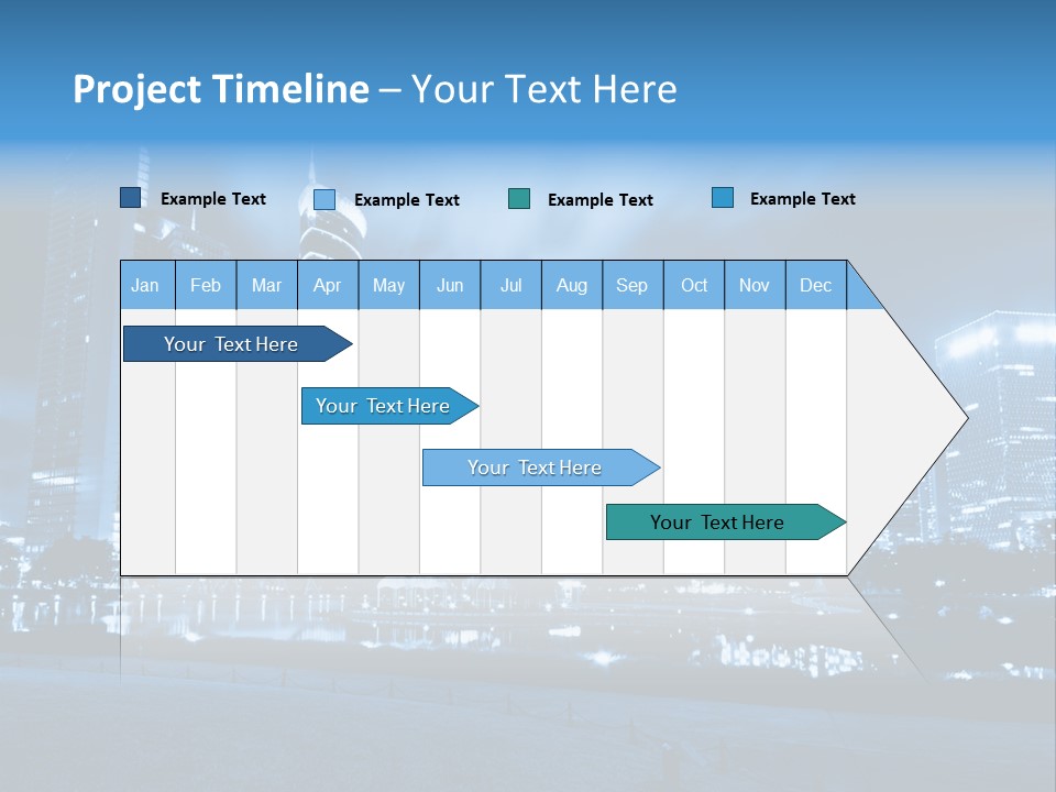Architecture Car Roadway PowerPoint Template