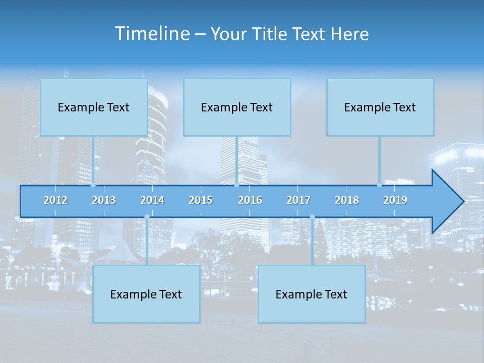 Architecture Car Roadway PowerPoint Template