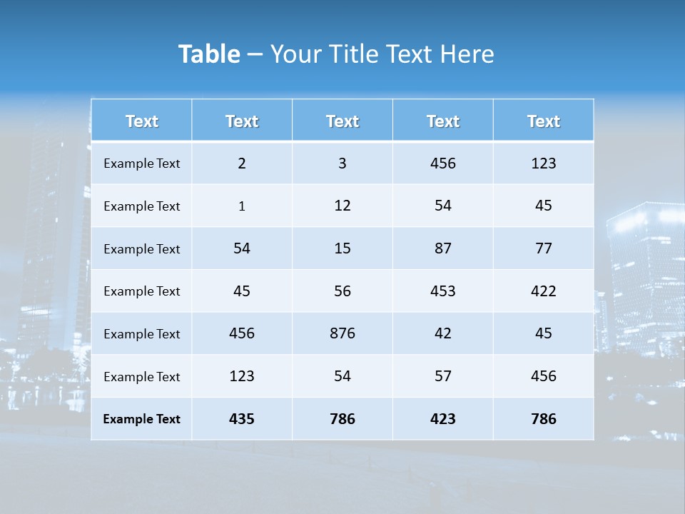 Architecture Car Roadway PowerPoint Template