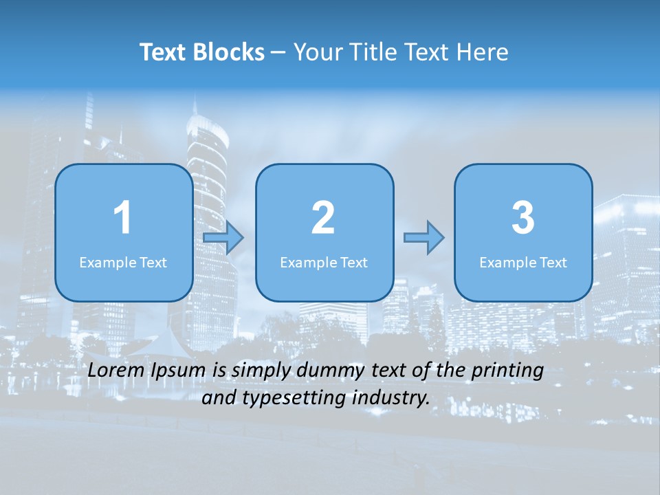 Architecture Car Roadway PowerPoint Template