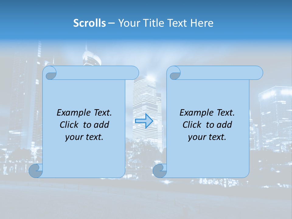 Architecture Car Roadway PowerPoint Template