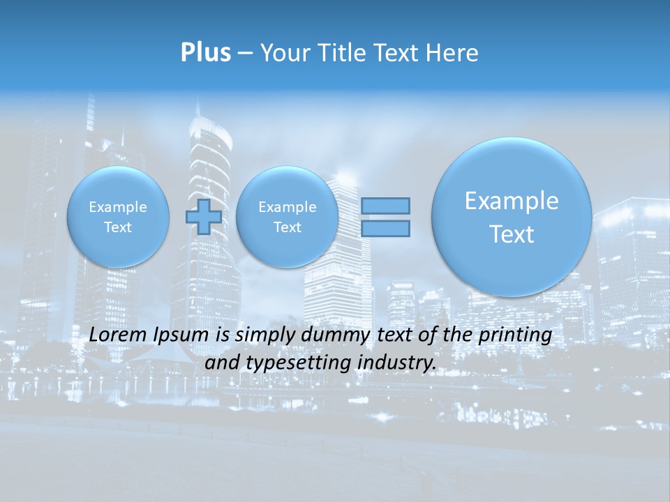 Architecture Car Roadway PowerPoint Template