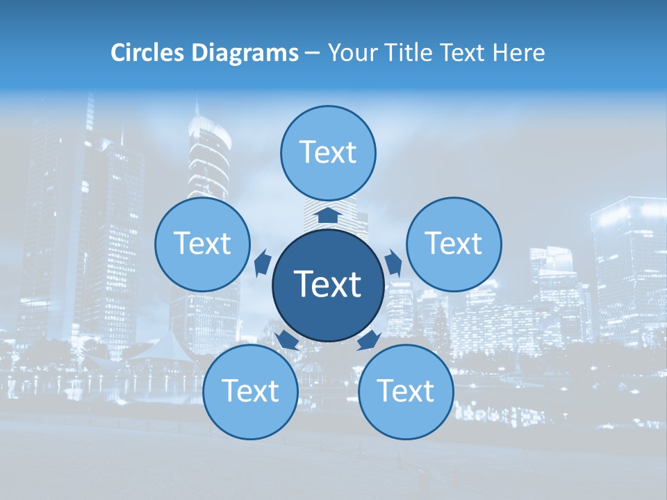 Architecture Car Roadway PowerPoint Template