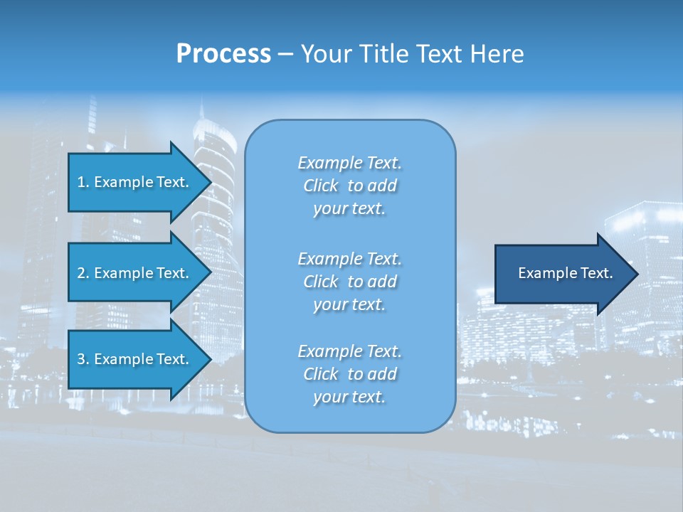 Architecture Car Roadway PowerPoint Template