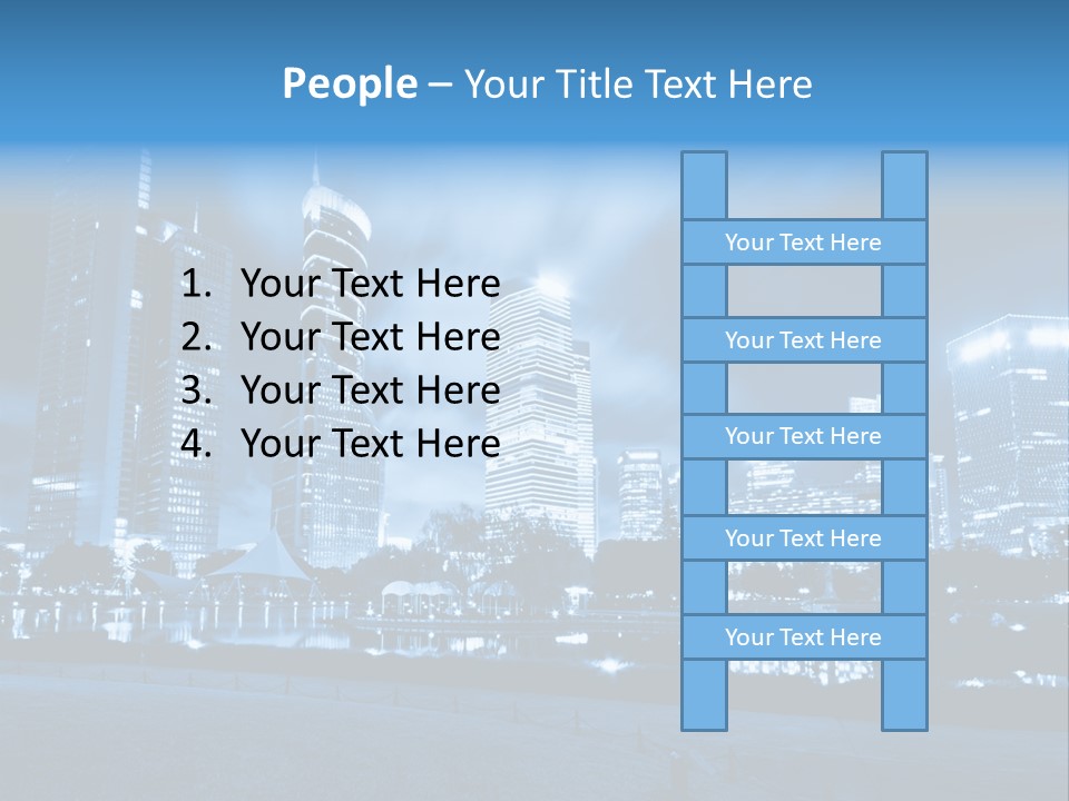 Architecture Car Roadway PowerPoint Template