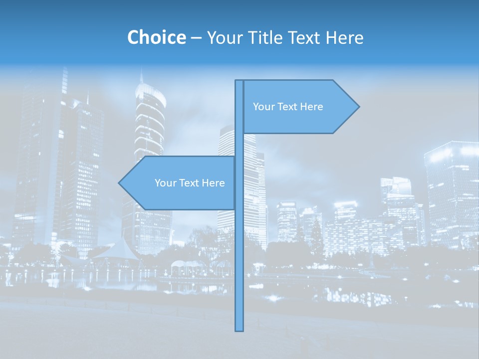 Architecture Car Roadway PowerPoint Template