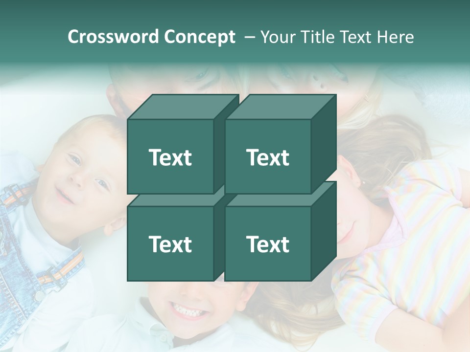Parent Lying Big PowerPoint Template