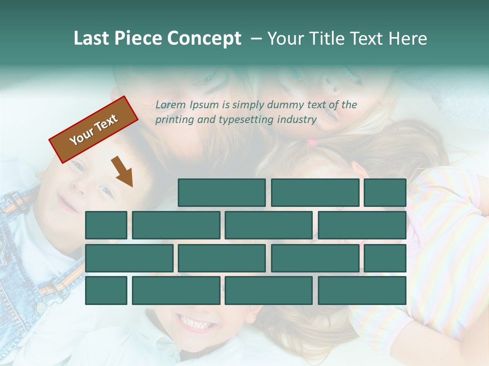 Parent Lying Big PowerPoint Template